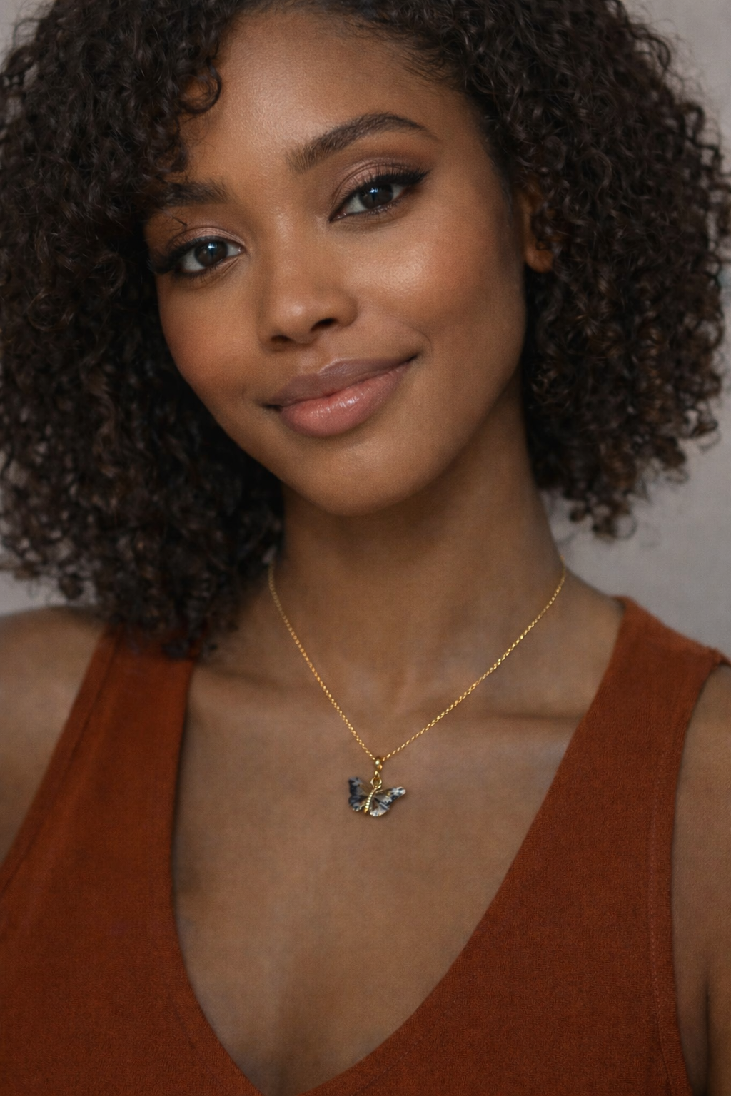 Midnight Flutter Necklace