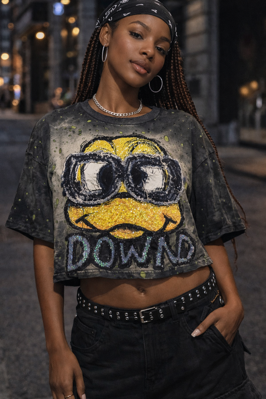 Unisex D.Duck Neon Crop Tee