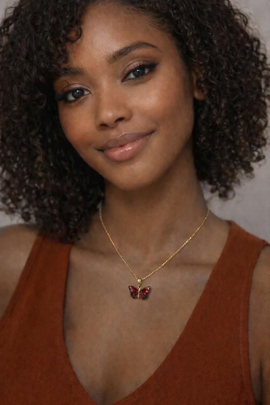 Crimson Metamorphosis Necklace